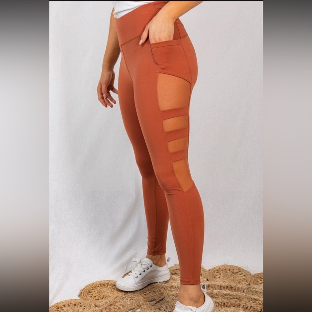 Medium Rust Leggings by White Birch